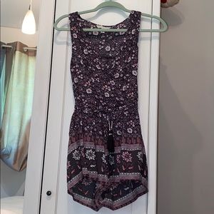 American eagle floral romper